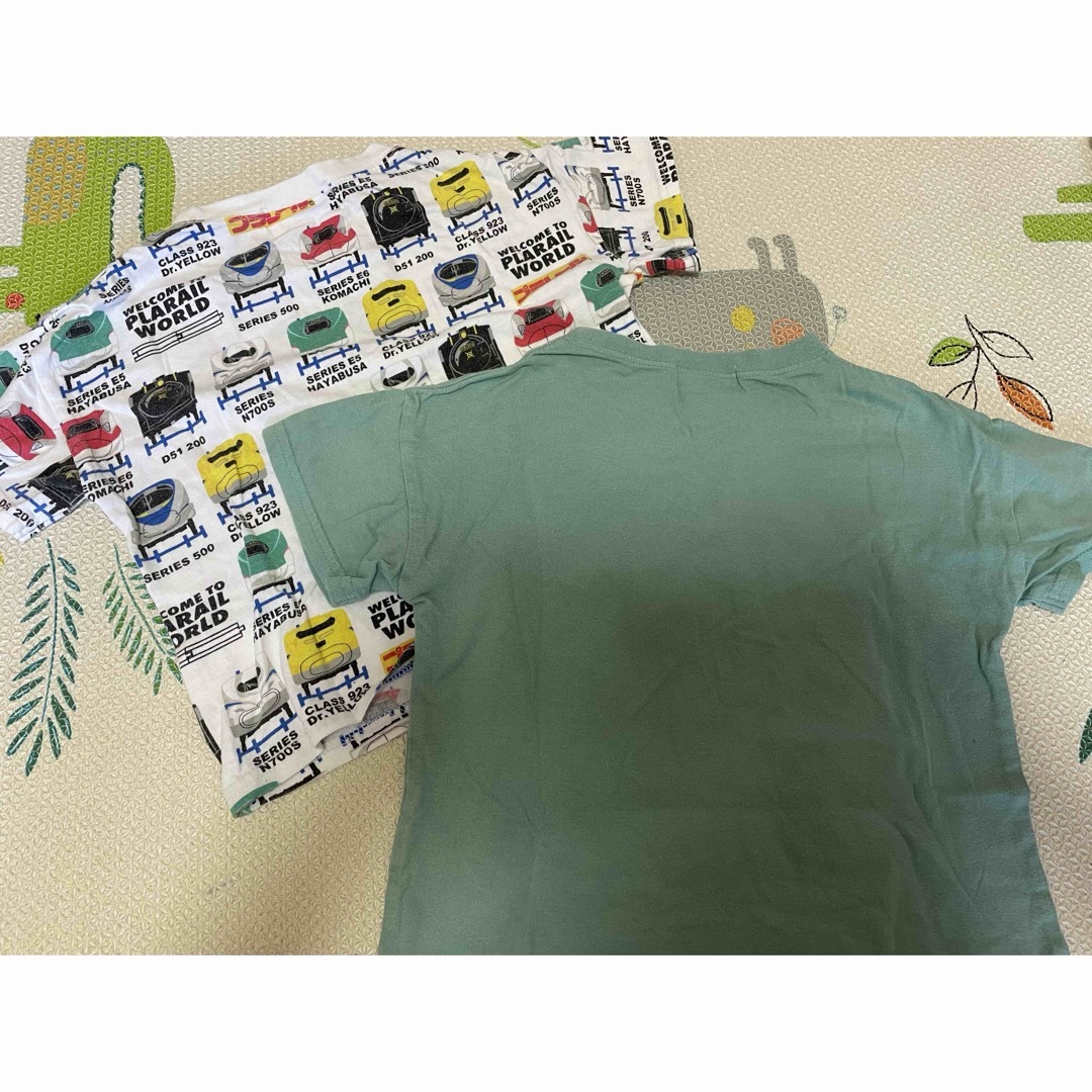 Takara Tomy(タカラトミー)のプラレールTシャツ　100 2枚セット キッズ/ベビー/マタニティのキッズ服男の子用(90cm~)(Tシャツ/カットソー)の商品写真