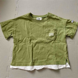 バディーリー(Buddy Lee)の半袖ポケットTシャツ　サイズ95 バディーリー　Lee 男女　カーキ　グリーン(Tシャツ/カットソー)