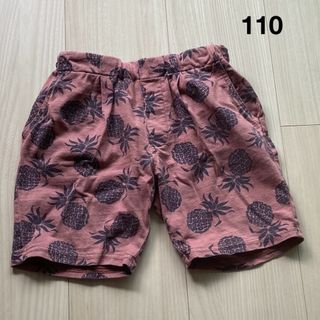 エフオーキッズ(F.O.KIDS)のF.O.KIDS のパイナップル柄ショートパンツ　サイズ110(パンツ/スパッツ)