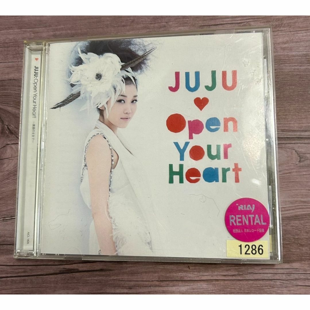 CD JUJU ジュジュ Open Your Heart～素顔のままで～ エンタメ/ホビーのCD(ポップス/ロック(邦楽))の商品写真