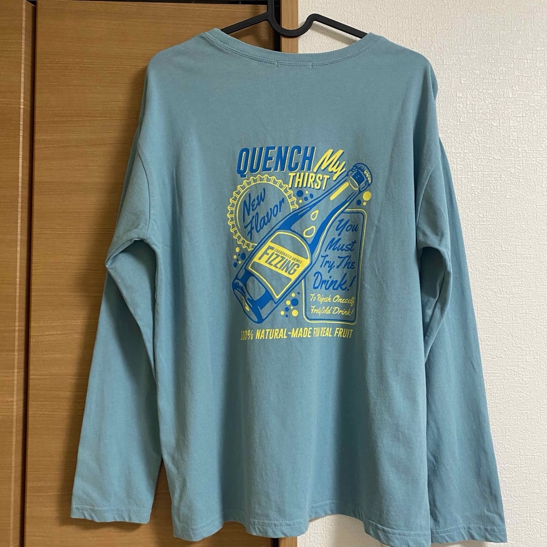 BAYFLOW(ベイフロー)の#ロンT #Tシャツ  #ベイフロー #BAYFLOW  #ブルー レディースのトップス(Tシャツ(長袖/七分))の商品写真