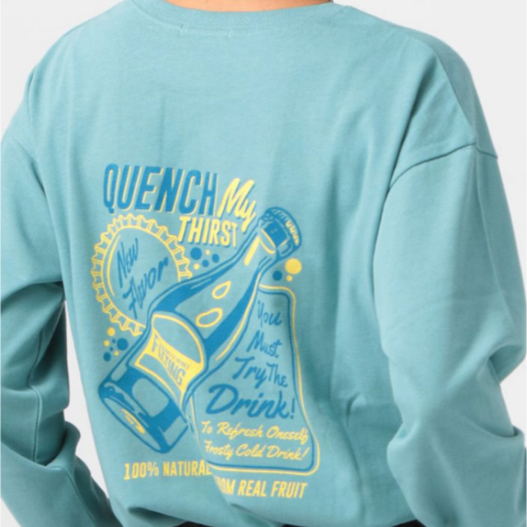BAYFLOW(ベイフロー)の#ロンT #Tシャツ  #ベイフロー #BAYFLOW  #ブルー レディースのトップス(Tシャツ(長袖/七分))の商品写真