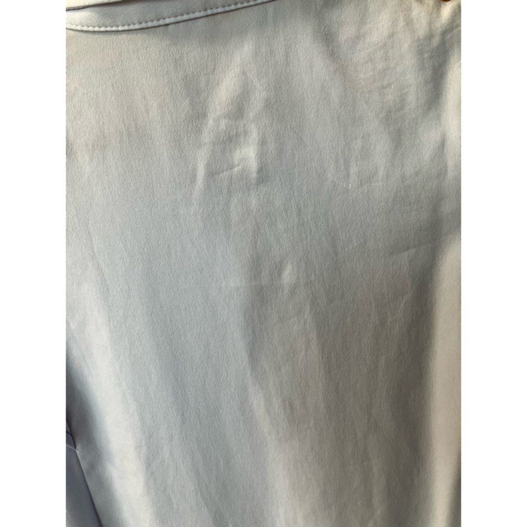 美品　空色ノースリーブブラウス レディースのトップス(シャツ/ブラウス(半袖/袖なし))の商品写真
