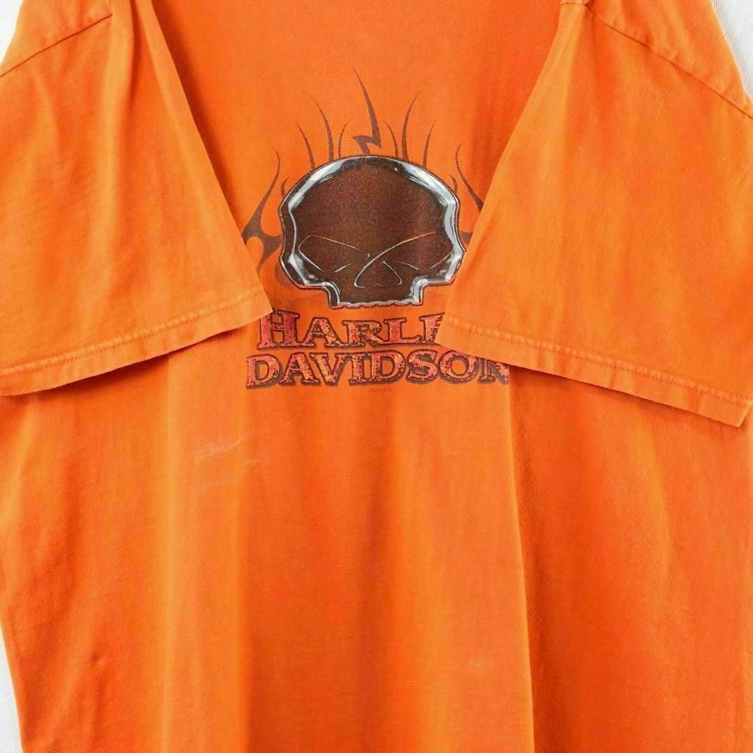 Harley Davidson(ハーレーダビッドソン)の【希少】ハーレーダビッドソン USA製 Tシャツ 両面プリント 入手困難 00s メンズのトップス(Tシャツ/カットソー(半袖/袖なし))の商品写真