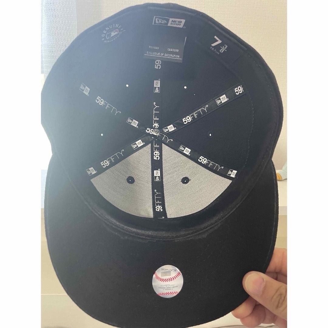 NEW ERA(ニューエラー)の【正規店購入】ニューエラ ヤンキース ロープロファイル 58.7cm バッグ付き メンズの帽子(キャップ)の商品写真