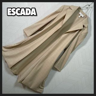 エスカーダ(ESCADA)のESCADA エスカーダ 薄手 チェスターコート シャツ ロング コート 春秋(ロングコート)