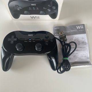 ニンテンドウ(任天堂)のWii クラシックコントローラ PRO クロ(その他)