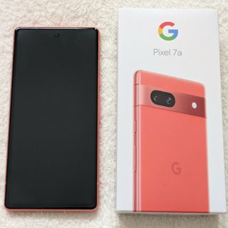 グーグル(Google)のGoogle Pixel 7a コーラル 128 GB SIMフリー 残債無し(スマートフォン本体)