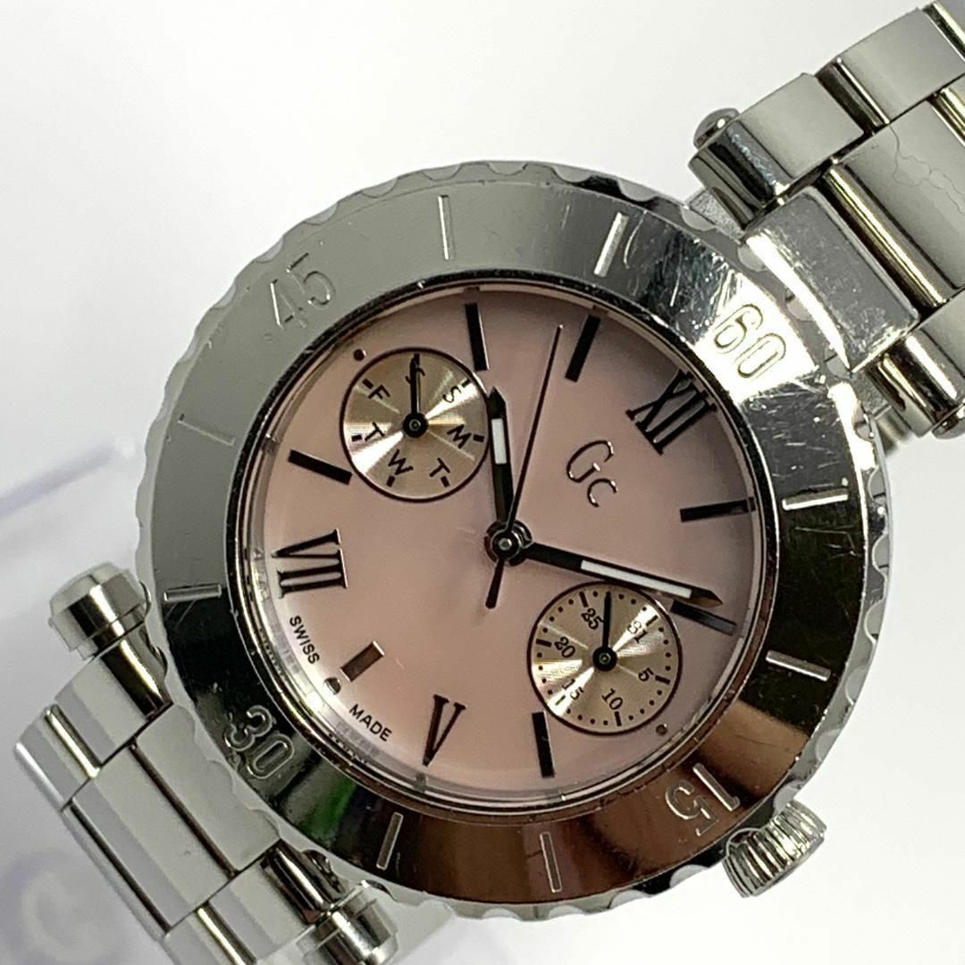 GUESS(ゲス)の365 稼働品 GUESS Gc ゲス SWISS 腕時計 デイデイト 人気 レディースのファッション小物(腕時計)の商品写真