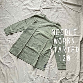 ニードルワークスーン(NEEDLE WORK SOON)のニードルワークススタンダード 120 ロンT カーキ(Tシャツ/カットソー)