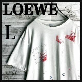 LOEWE - 9638【人気Lサイズ】ロエベ☆アナグラム定番カラーtシャツ　入手困難　希少