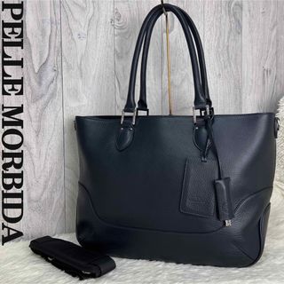 PELLE MORBIDA - 極美品♡A4♡シュリンクレザー♡ペッレモルビダ 2way ビジネス トートバッグ