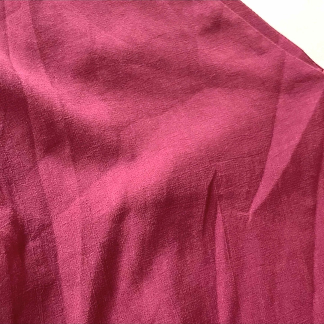 N.O.R.C(ノーク)のノーク　N.O.R.C 綿ローン　シアギャザー　ロングワンピース　ピンク　SML レディースのワンピース(ロングワンピース/マキシワンピース)の商品写真