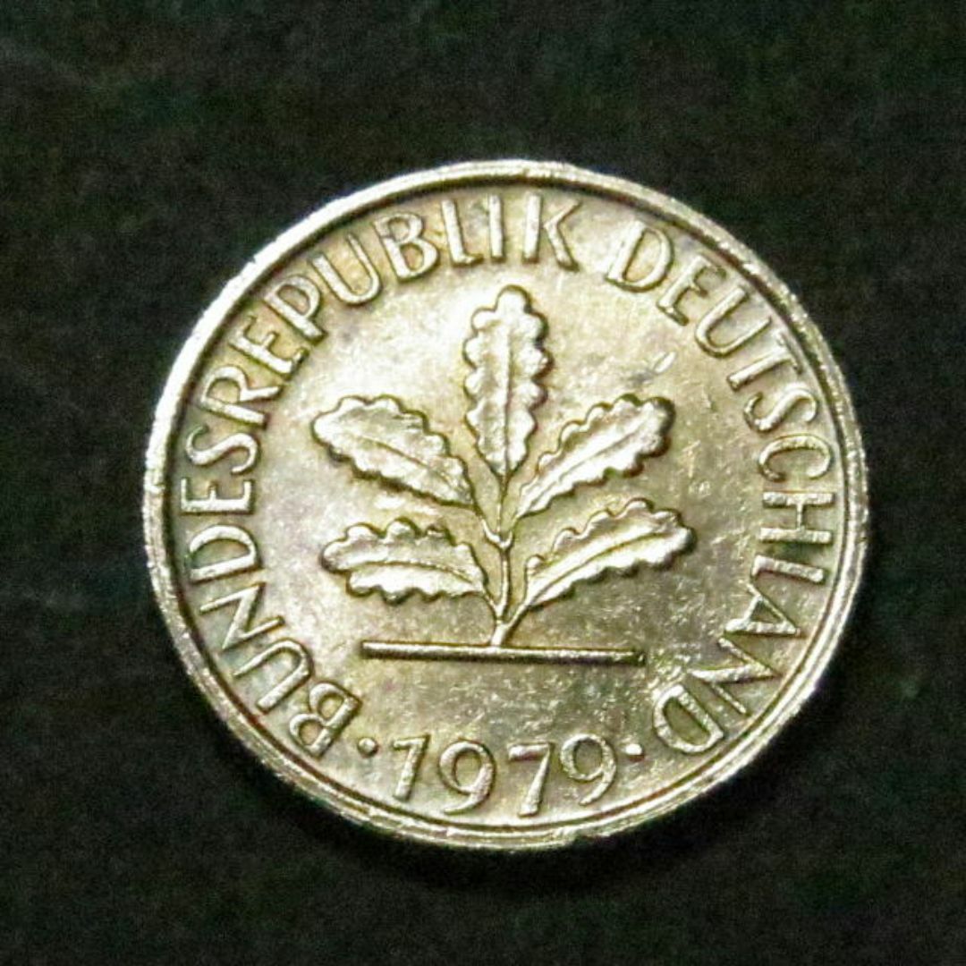 ドイツ 1979年 昭和54年 1ペニヒ銅貨 m0013の通販 by てふてふ
