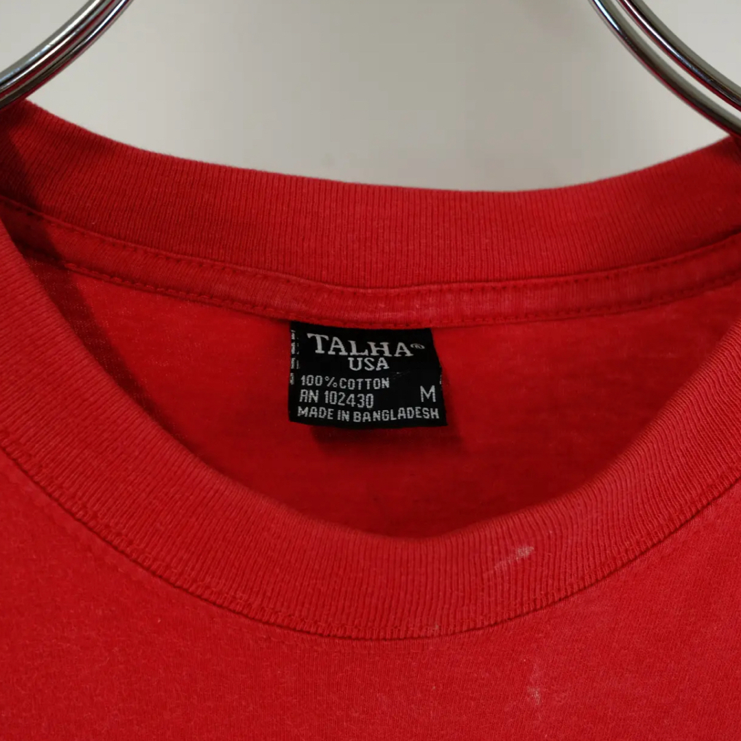 BEAUTY&YOUTH UNITED ARROWS(ビューティアンドユースユナイテッドアローズ)の最終価格　90s USA製 リチャード・アヴェドンフォトプリントTシャツ 赤 メンズのトップス(Tシャツ/カットソー(半袖/袖なし))の商品写真