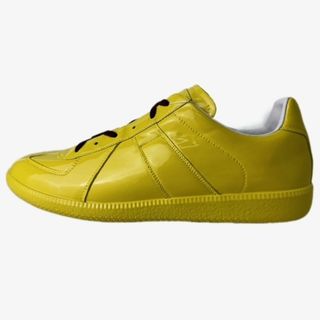 Maison Martin Margiela - 未使用品 メゾンマルジェラ 22 レザー スニーカー 44 黄色 イエロー