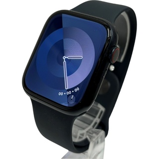 Apple Watch - Apple Watch Series 8 GPS+Cellularモデル 45mm MNK43J/A ミッドナイト スポーツバンド SIMフリー 中古 美品 アップル ウォッチ 32405R8