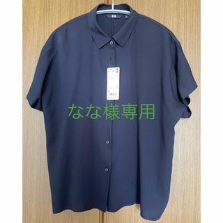 ユニクロ(UNIQLO)のユニクロ　レーヨンブラウス(シャツ/ブラウス(長袖/七分))