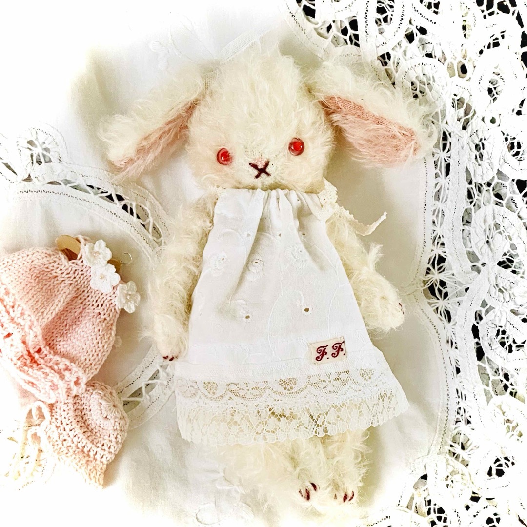 テディうさぎ ふわふわ垂れ耳うさぎちゃん テディベア テディうさぎ ふわふわ垂れ耳うさぎちゃん テディベア