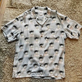 Design Tshirts Store graniph - グラニフ すっぱ！ (江口寿史) | コラボオープンカラー半袖シャツ
