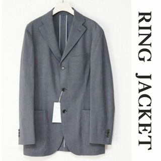 リングヂャケット(RING JACKET)の46,200円新品【リングヂャケット】春夏 テーラードジャケット 灰 48(L)(テーラードジャケット)