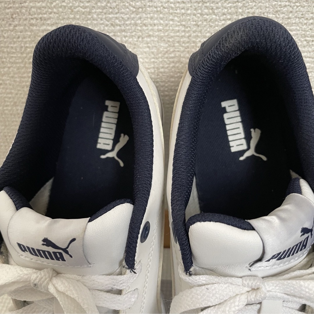 PUMA(プーマ)の◆PUMA◆プーマ✳︎24cm✳︎スニーカー・靴✳︎白×ネイビー レディースの靴/シューズ(スニーカー)の商品写真