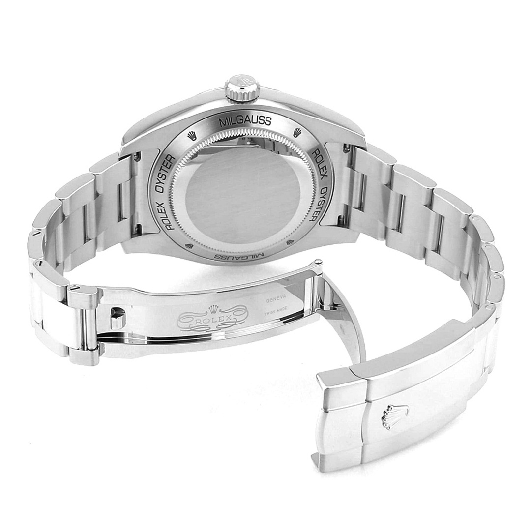 ROLEX(ロレックス)のロレックス ミルガウス グリーンガラス 116400GV ブラック ランダム番 メンズ 中古 腕時計 メンズの時計(腕時計(アナログ))の商品写真