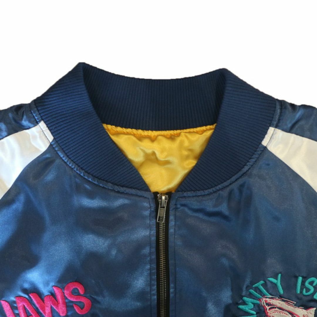 ジョーズ グレイテストシャーク サメ 鮫 スカジャン メンズのジャケット/アウター(スカジャン)の商品写真