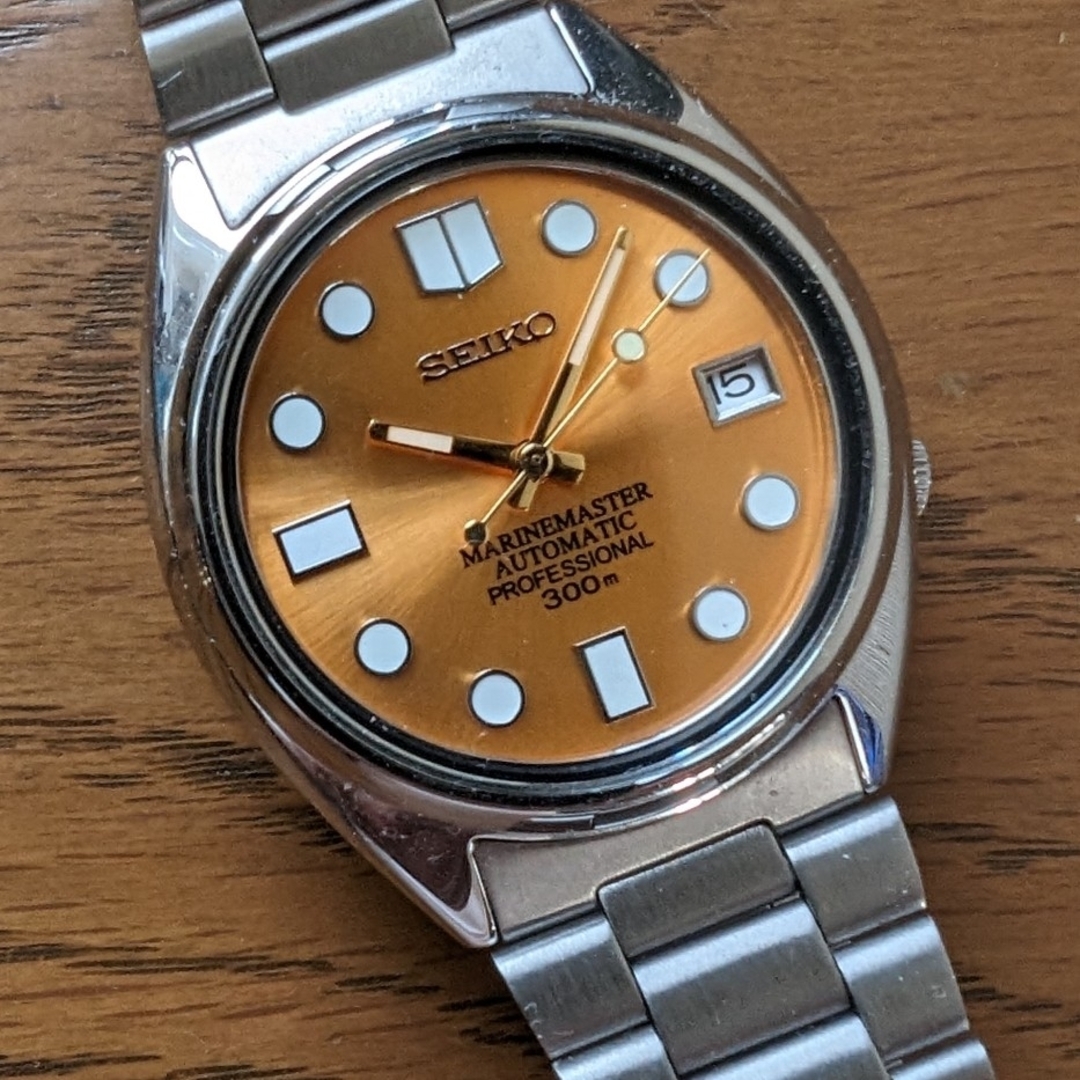セイコー5mod ゴールドダイヤル自動巻 メンズの時計(腕時計(アナログ))の商品写真