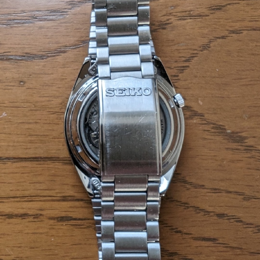 セイコー5mod ゴールドダイヤル自動巻 メンズの時計(腕時計(アナログ))の商品写真