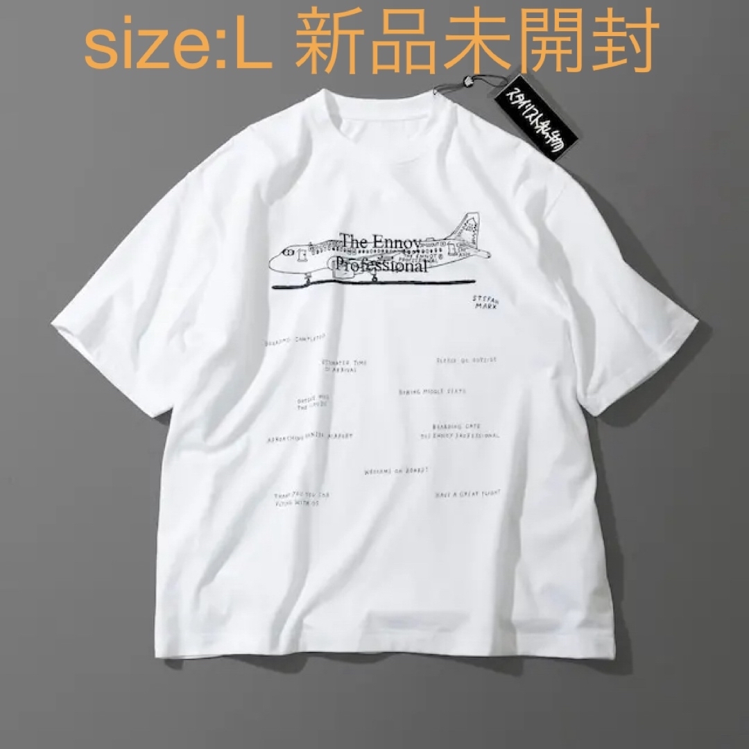 1LDK SELECT(ワンエルディーケーセレクト)の【ennoy】Stefan Marx T-Shirt（White）L 新品 メンズのトップス(Tシャツ/カットソー(半袖/袖なし))の商品写真