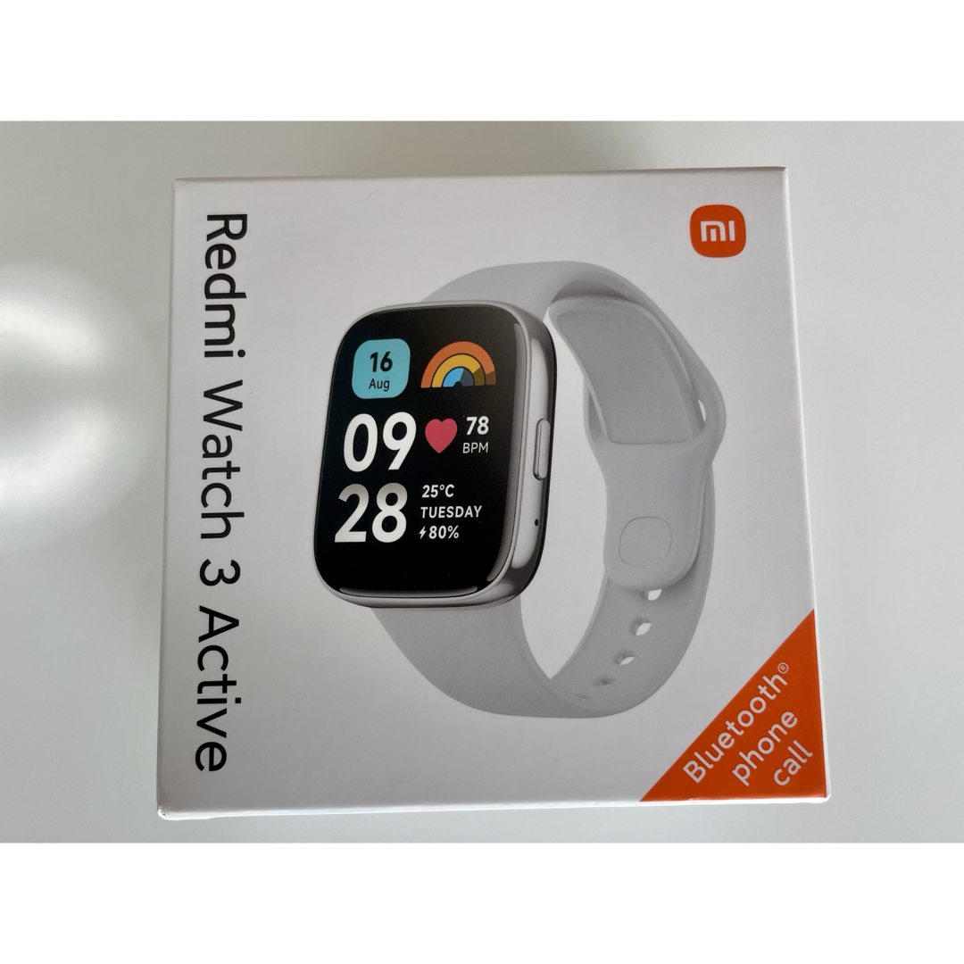 Redmi REDMI WATCH 3 ACTIVE グレー　カバー付き スマホ/家電/カメラのスマートフォン/携帯電話(その他)の商品写真