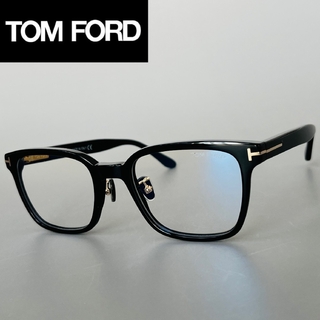 TOM FORD EYEWEAR - メガネ トムフォード ウェリントン ブラック ゴールド アジアンフィット 黒