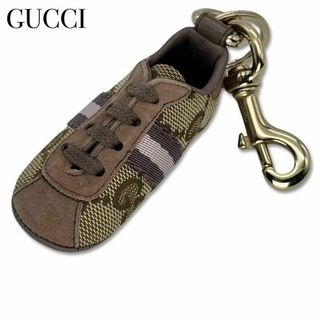 グッチ(Gucci)のGUCCI グッチ シューズ スニーカー キーホルダー バッグチャーム ブラウン(キーホルダー)