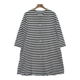 marimekko - marimekko マリメッコ ワンピース S 白x黒(ボーダー) 【古着】【中古】