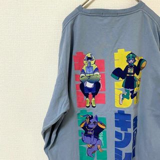 ナチュラルヴィンテージ(natuRAL vintage)のロンT キョンシー アニメ柄 ヴィンテージ L コットン(Tシャツ/カットソー(七分/長袖))