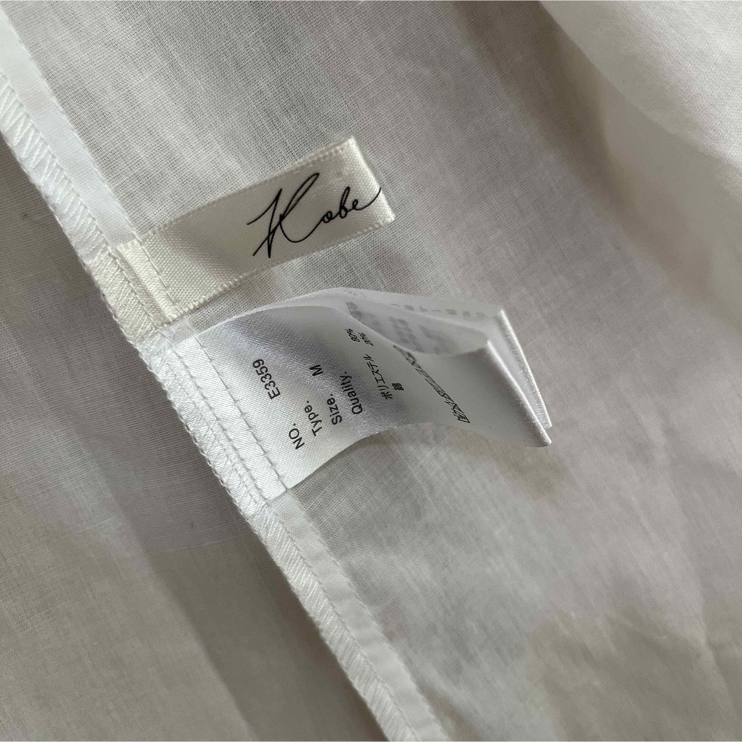 神戸レタス(コウベレタス)の神戸レタス　ビックカラーシャツワンピ　M ロング　オフホワイト レディースのワンピース(ロングワンピース/マキシワンピース)の商品写真