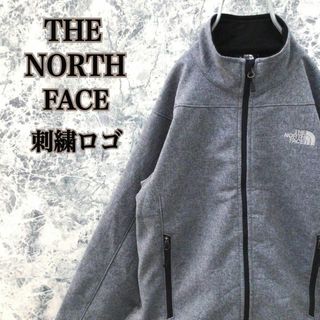 ザノースフェイス(THE NORTH FACE)のN169 USA規格ノースフェイスモックネックフルジップ刺繍ロゴジャケット美品(その他)