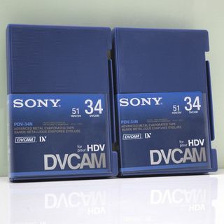 ソニー(SONY)の2本 SONY PDV-34N DVCAM テープ 34分 未使用(その他)