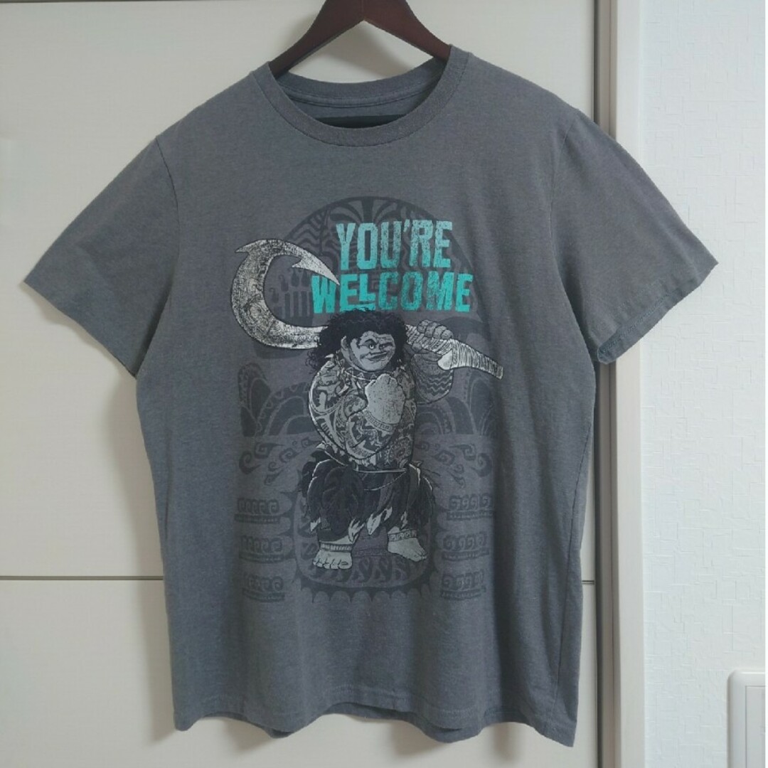 Disney(ディズニー)のモアナと伝説の海 Tシャツ アニメキャラクター ムービー古着 ディズニー メンズのトップス(Tシャツ/カットソー(半袖/袖なし))の商品写真