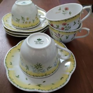 ナルミ(NARUMI)のナルミ　Fine China カップ＆ソーサー　4客(グラス/カップ)