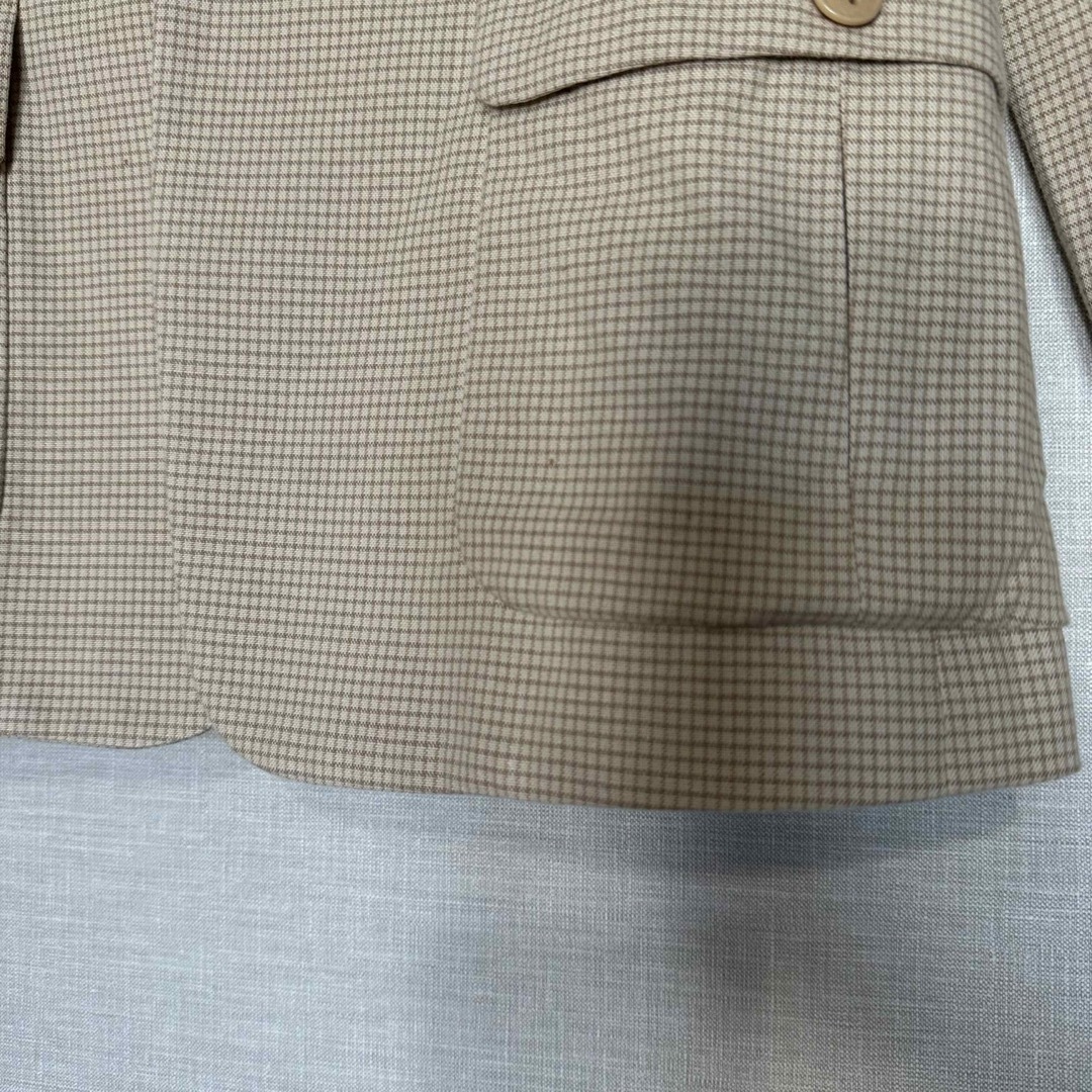 Ralph Lauren(ラルフローレン)のラルフローレン　テイラージャケット　チェック　コットン レディースのジャケット/アウター(テーラードジャケット)の商品写真