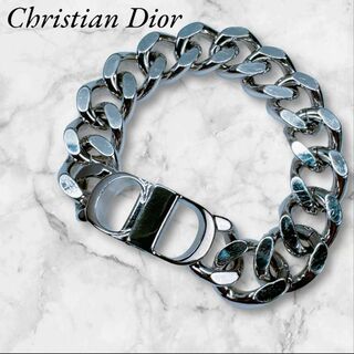 Christian Dior - クリスチャンディオール チェーンブレスレット CD ICON シルバー