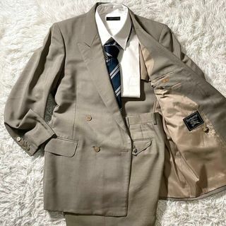 バーバリー(BURBERRY)のBurberry グレーカーキ　セットアップ　ヴィンテージ　ダブル　スーツ(その他)