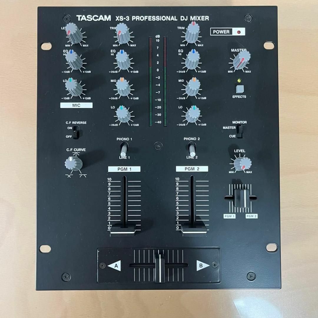 DJミキサー TASCAM XS-3 タスカム　アダプター　説明書 楽器のDJ機器(DJミキサー)の商品写真