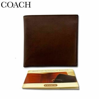 COACH - コーチ 二つ折財布 メンズ レディース コインケース カード入れ レザー