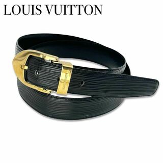 ルイヴィトン(LOUIS VUITTON)のルイヴィトン M6832 エピ クラシック ゴールド ベルト メンズ ブラック(ベルト)