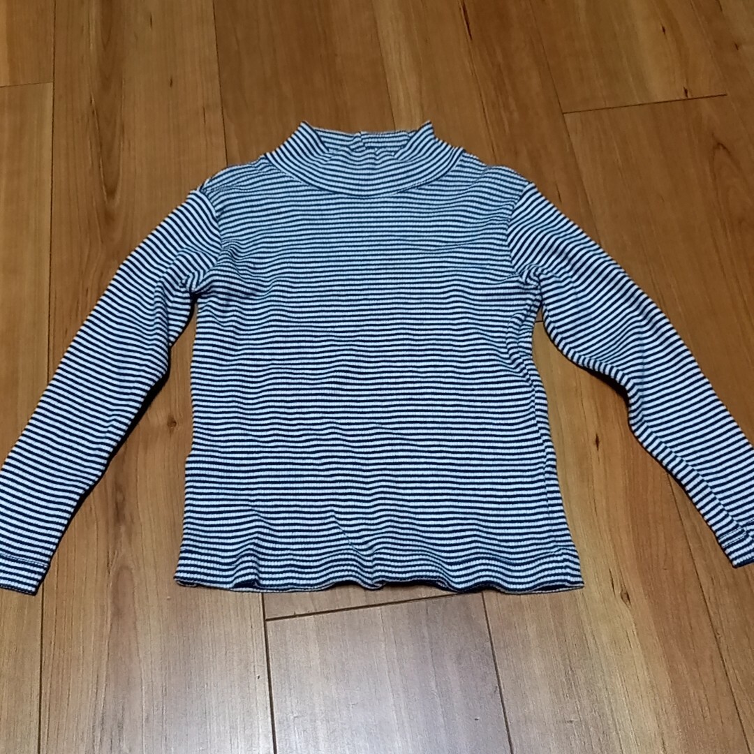 MacGregor(マグレガー)のMcGREGOR　ボーダータートルネック　110 マックレガー キッズ/ベビー/マタニティのキッズ服女の子用(90cm~)(Tシャツ/カットソー)の商品写真