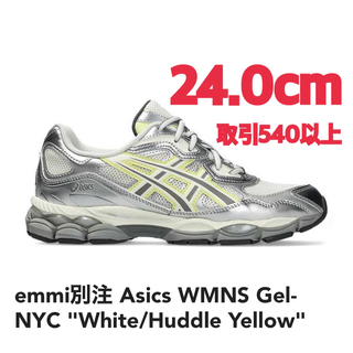 アシックス(asics)のemmi別注 Asics WMNS Gel-NYC Yellow 24.0cm(スニーカー)