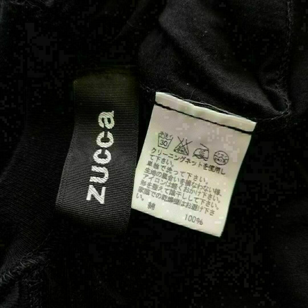 ZUCCa(ズッカ)のズッカ　Zucca 　コットン　ギャザー　ワンピース　黒　モード　M　エイネット レディースのワンピース(ひざ丈ワンピース)の商品写真